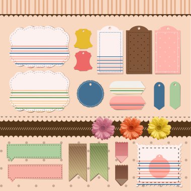 Vector set frames, vector illustration clipart