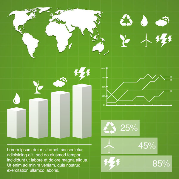 Elements of infographics, vector illustration