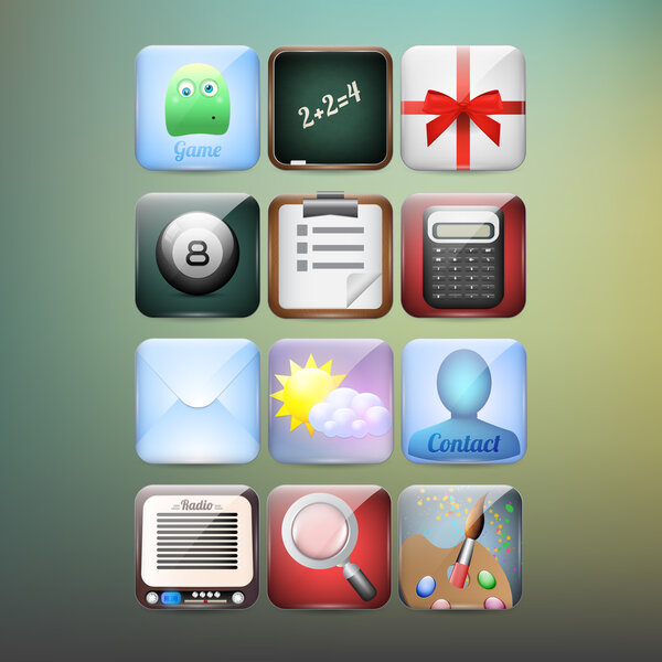 Set of vector web icons