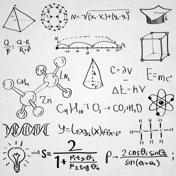 Science and education symbols vector