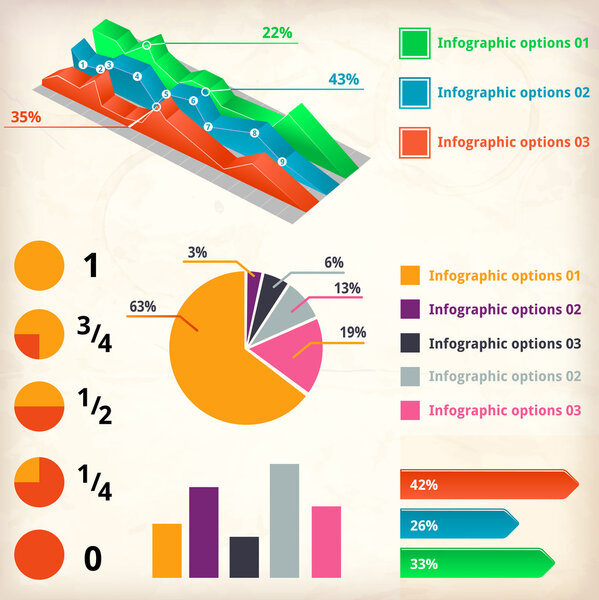 Set of infographics elements