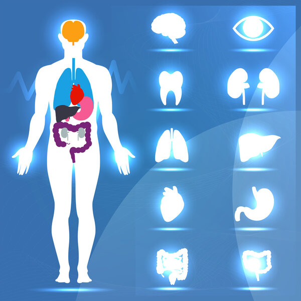 Medical icons and symbols vector set isolated on white