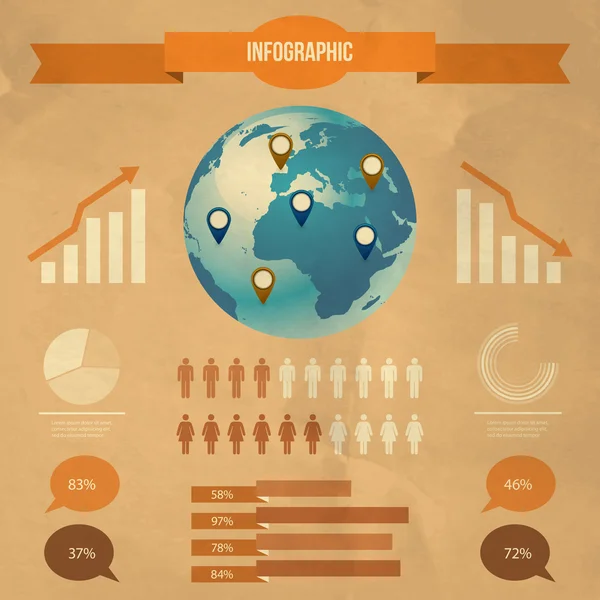 Infografikus Elemek Kórokozó Átvivő Készlete Jogdíjmentes Stock Illusztrációk