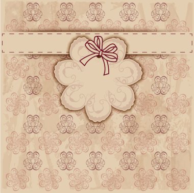 Vintage frame. Vector background clipart