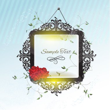 Güllü Vintage çerçeve