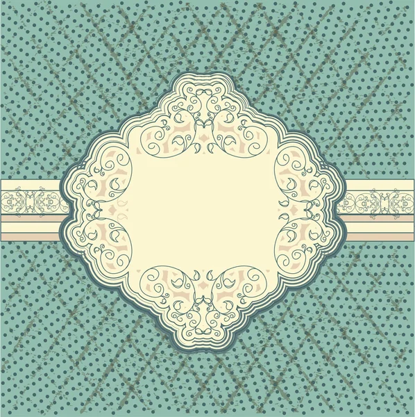 Vintage Frame Vector Achtergrond — Stockvector