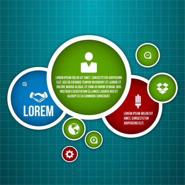 Аннотация бизнес-фона, векторная иллюстрация