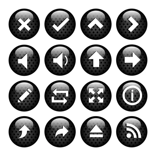 Set Pictogrammen Voor Computer — Stockvector