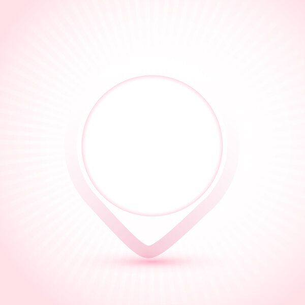 Icon on the pink background