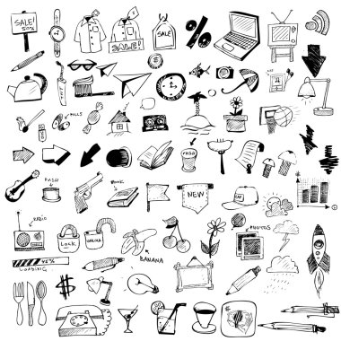 Set of web icons clipart