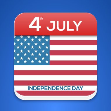 Independence Day- 4 of July vector background clipart