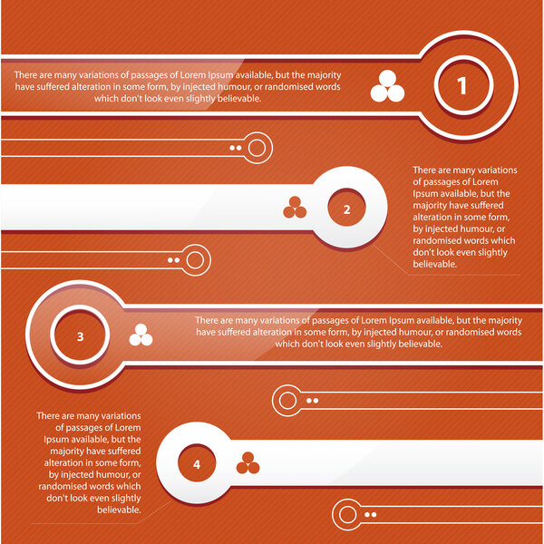 Modern background with numbers