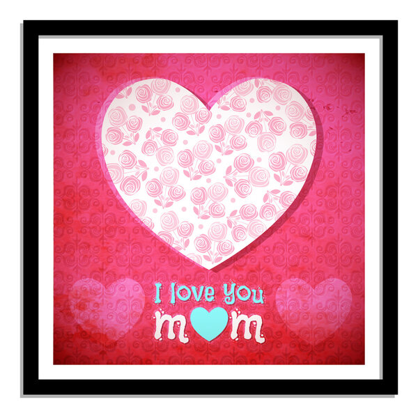Vector Mother's Day card