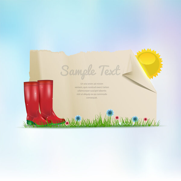 Retro styled summer banners