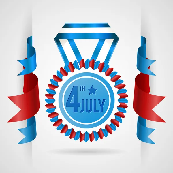 Ημέρα Ανεξαρτησίας Του Ιουλίου Διάνυσμα Φόντο — Διανυσματικό Αρχείο