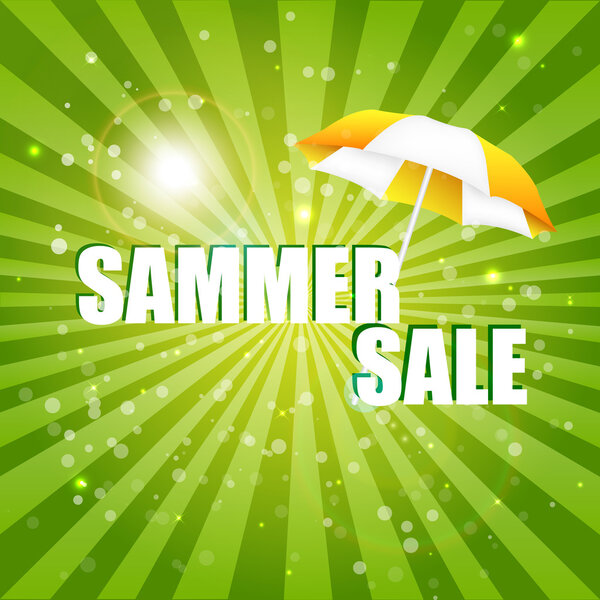 Summer sale. Vector illustration