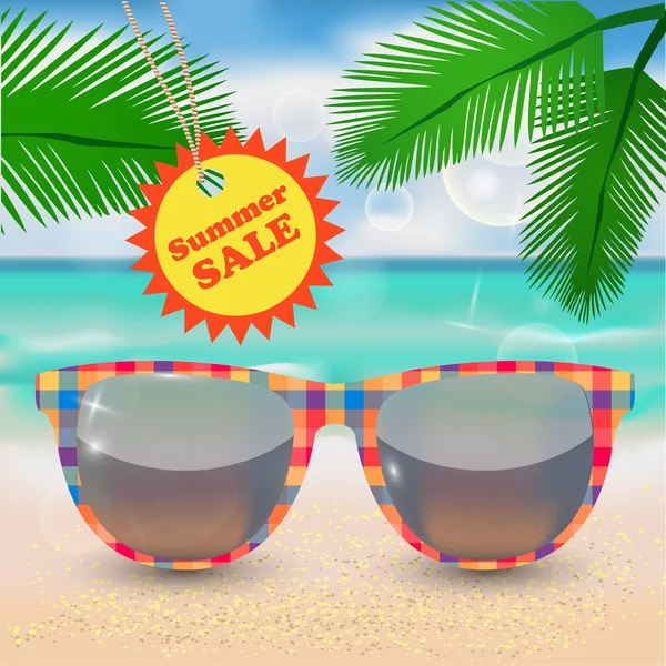 Summer Sale Vector Illustration — Stock Vector