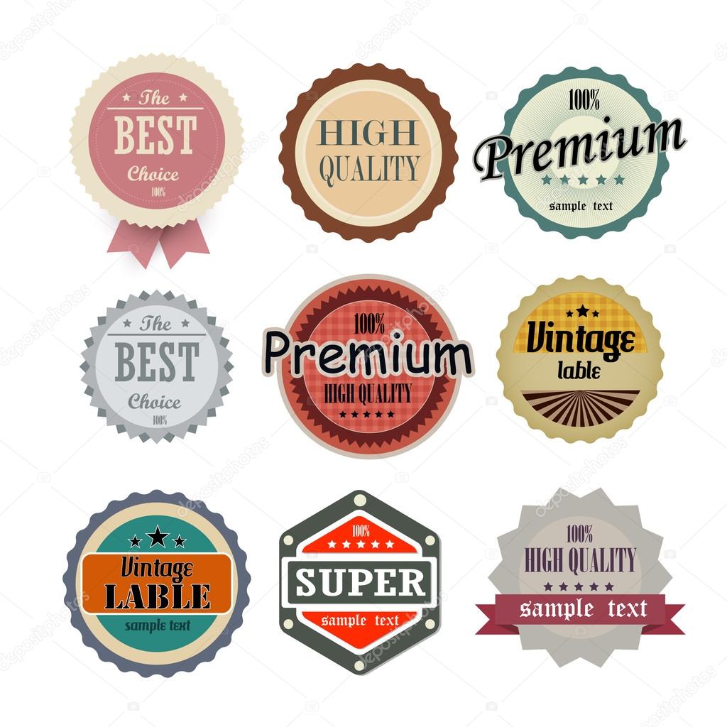 Collection of High Quality labels