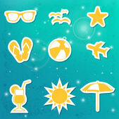 Set of travel icons