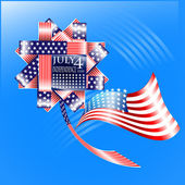 USA a függetlenség napja illusztráció
