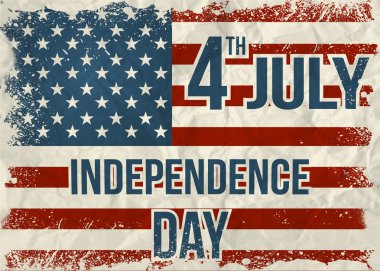 Independence Day Background. Abstract, grunge, vector. clipart