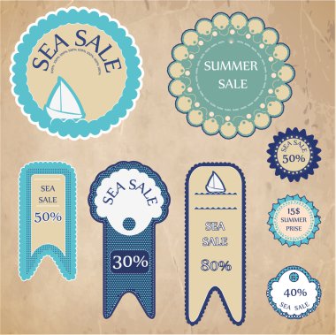 Sale Signs vector illustration   clipart