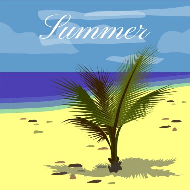 Summer holiday vector background clipart