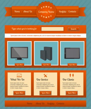 Website Templates vector illustration   clipart