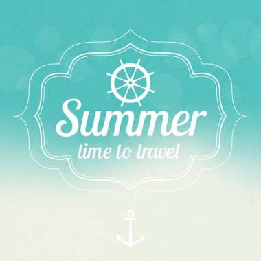 Summer sale design emblems set clipart