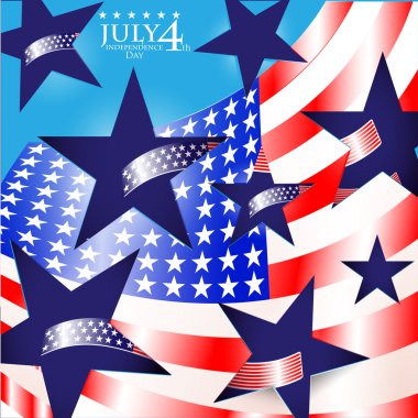 USA independence day illustration clipart