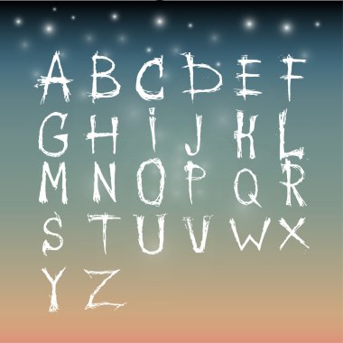 Alphabet vector set  illustration   clipart