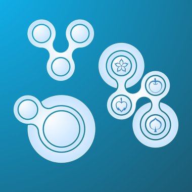 Vektör çizim set Web düğmeleri  