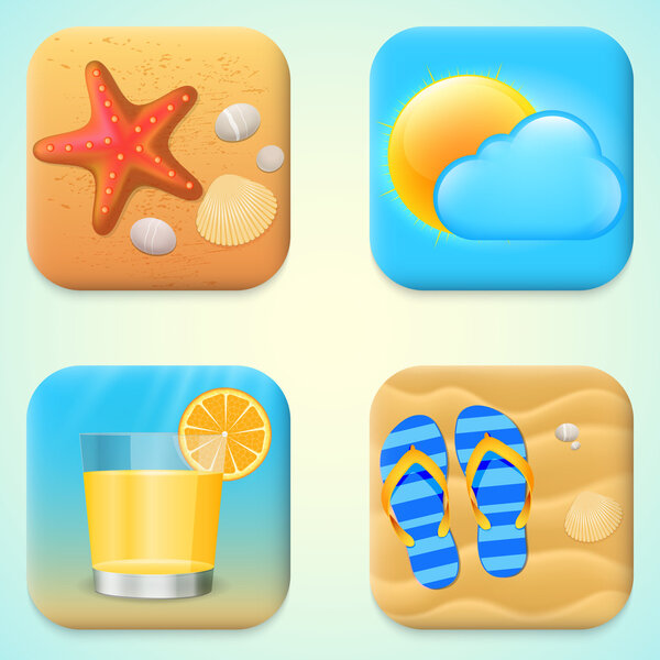 Набор векторных кнопок
.