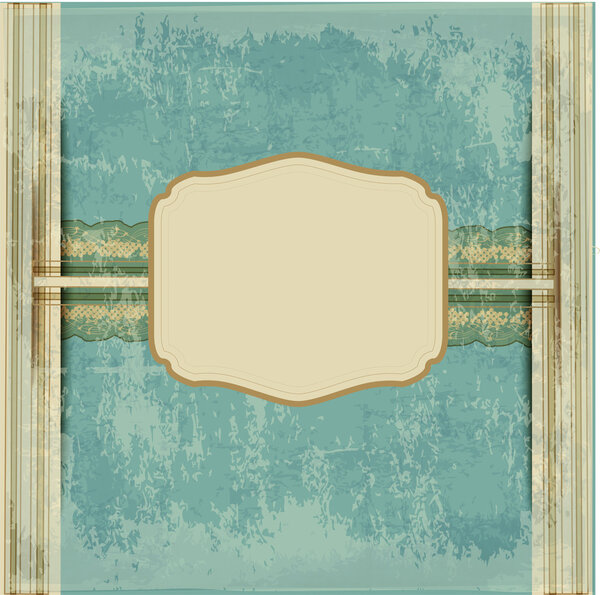 Vintage frame vector illustration  