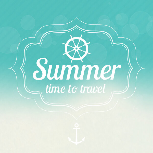 Summer sale design emblems set