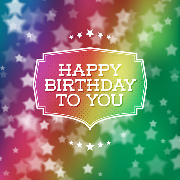 Векторная иллюстрация на день рождения
  