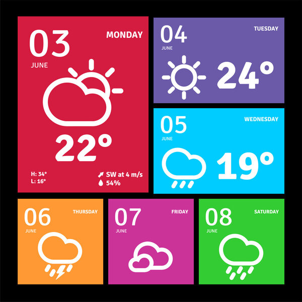 Windows 8 style icons