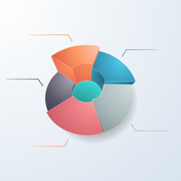 Диаграмма с пробелами для добавления текста
