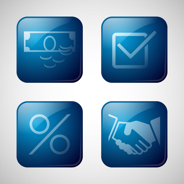 Business icon set vector illustration  