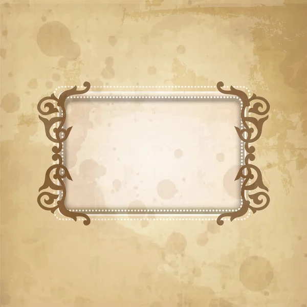 Vintage Frame Vector Illustration — Stock Vector