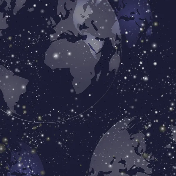 Earth Background Vector Illustration — Stock Vector
