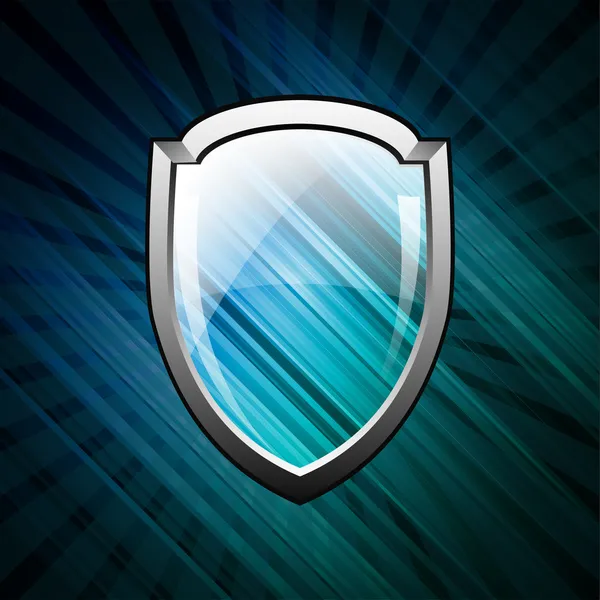 Vector Shield Image Vector Illustration — Stock Vector