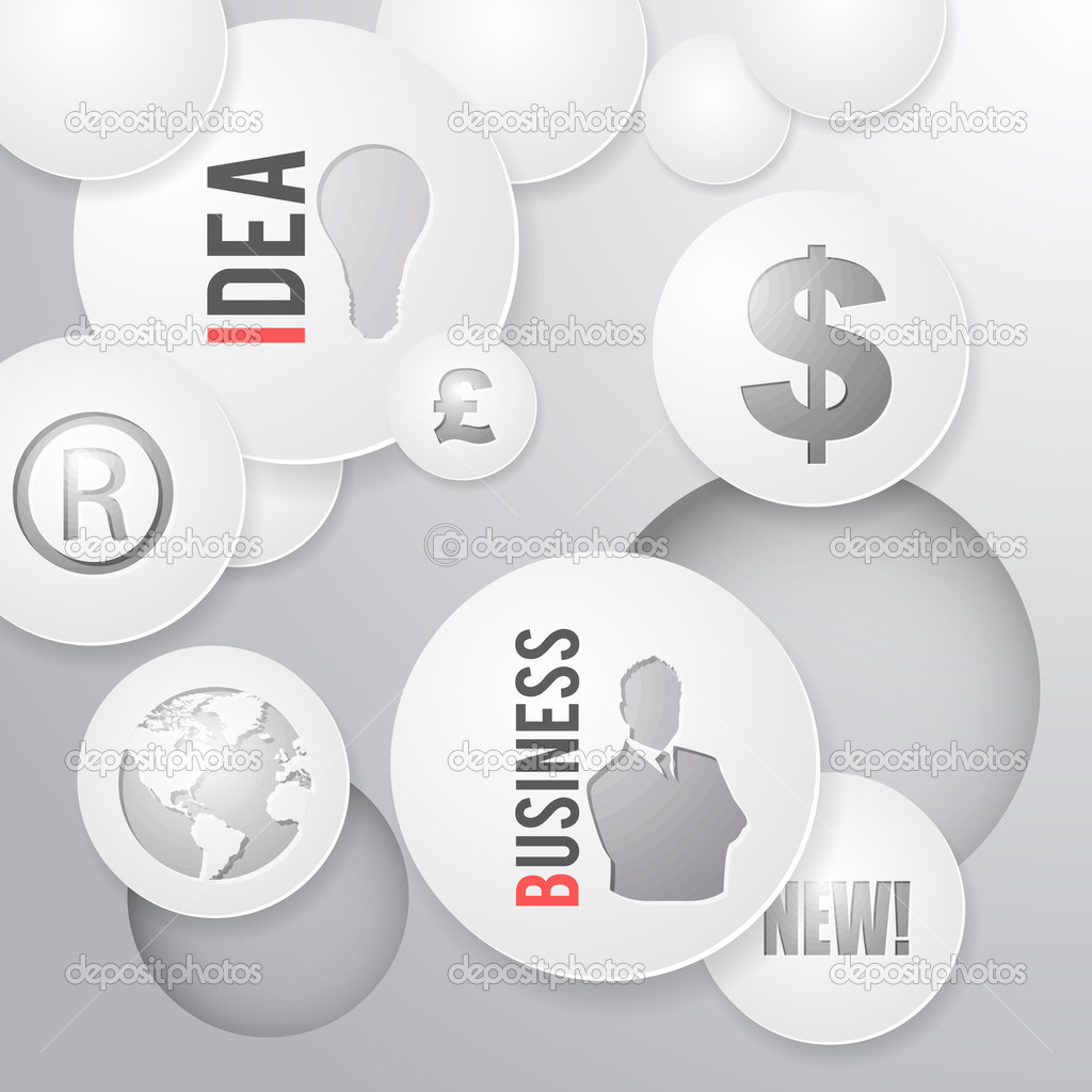 Business Signs Vector Illustration — Stock Vector © ClassyCatStudio