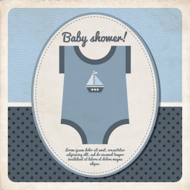 Baby shower vector illustration   clipart