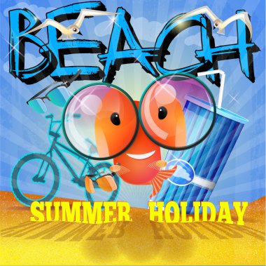 summer  banner vector illustration   clipart