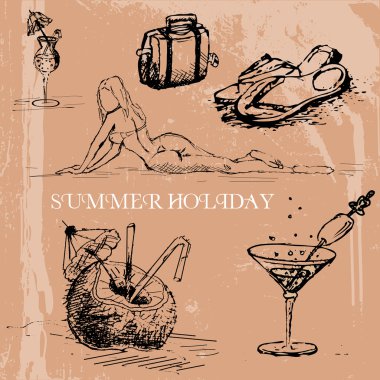 Summer banner vector illustration vector Summer banner vector illustration vector