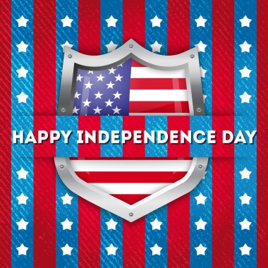 USA independence day symbols clipart