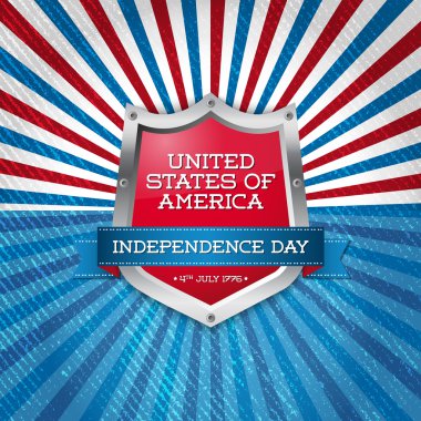 USA independence day symbols clipart