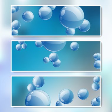 Vector set of web banners clipart