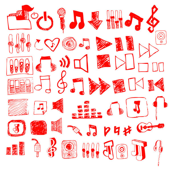 Audio web player sketch set